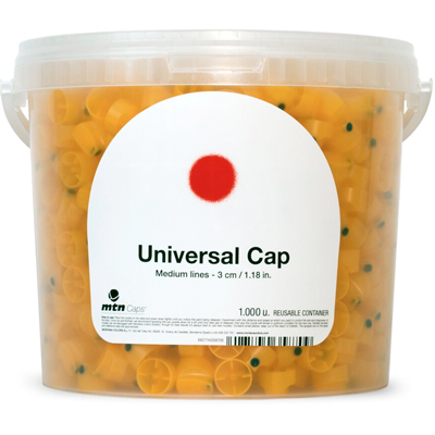 BANANA Skinny Cap UNIVERSAL gelb-schwarz - 1000er Bucket