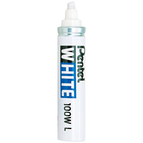 PENTEL 100WL White Marker 3-6mm chisel