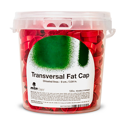 CALLIGRAPHY FAT CAP TRANSVERSAL red-black - 120er Bucket