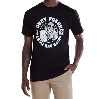 OBEY T-Shirt TOUGH GUY black