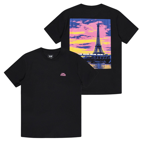 1UP T-Shirt PARIS - black