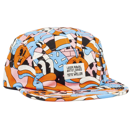 LASER 5Panel Cap YEYE WELLER - Allover