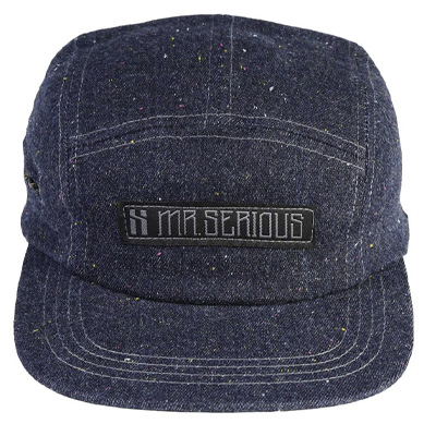 MR. SERIOUS 5Panel Cap ZIP CAP -  blue denim