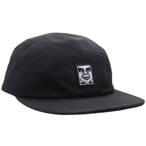 OBEY 5Panel Cap ICON PATCH - black