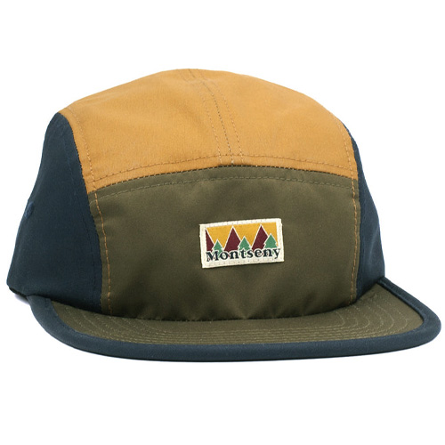 LASER 5Panel Cap MONTSENY V2 olive/ocher/navy