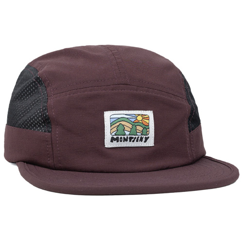 LASER 5Panel Cap MONTSENY CAMPER TECH - plum