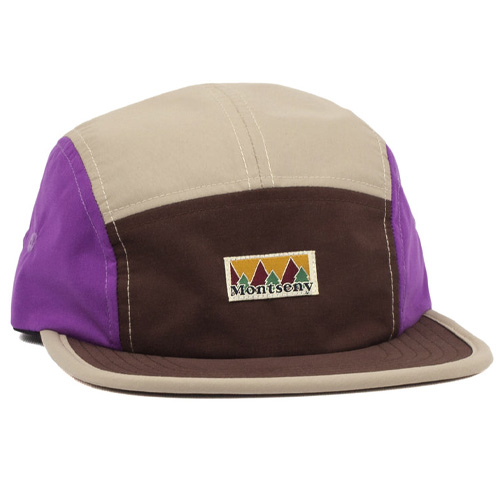 LASER 5Panel Cap MONTSENY V2 brown/sand/purple
