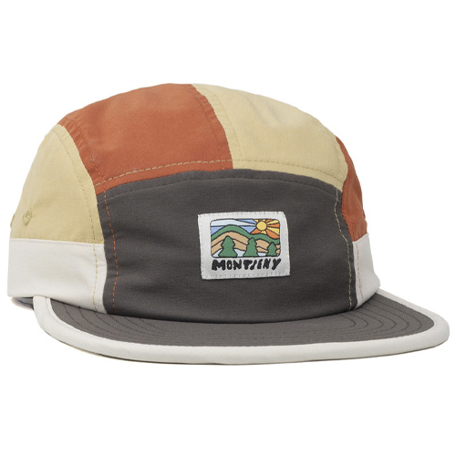 LASER 5Panel Cap MONTSENY V2 - brown/ocer/beige