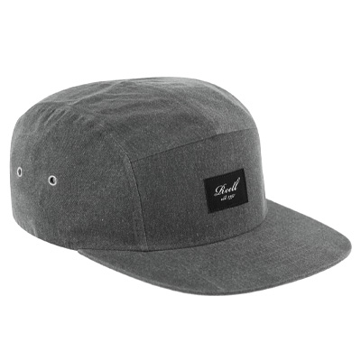 REELL 5Panel Cap - washed charcoal