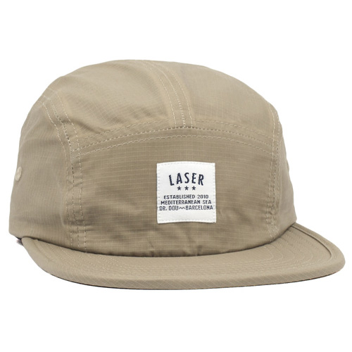 LASER 5Panel Cap BORNE RIPSTOP - sand beige