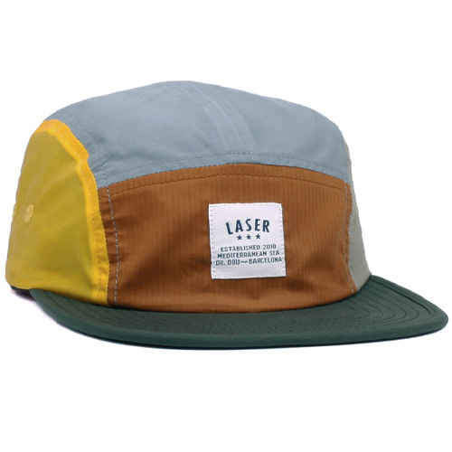 LASER 5Panel Cap BORNE RIPSTOP OFF CUTS - multi