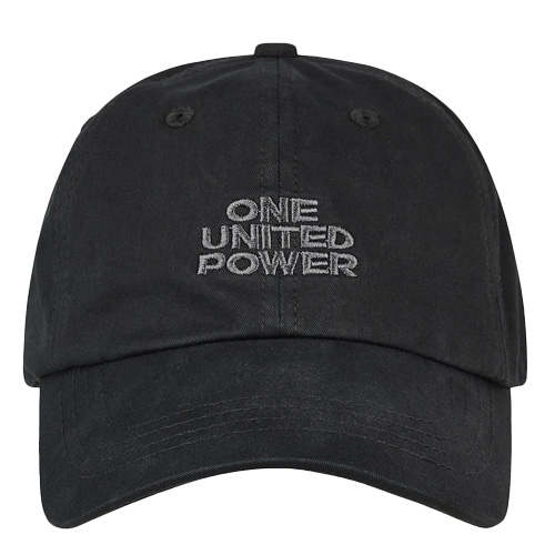 1UP 6-Panel Cap ONE UNITED POWER - black