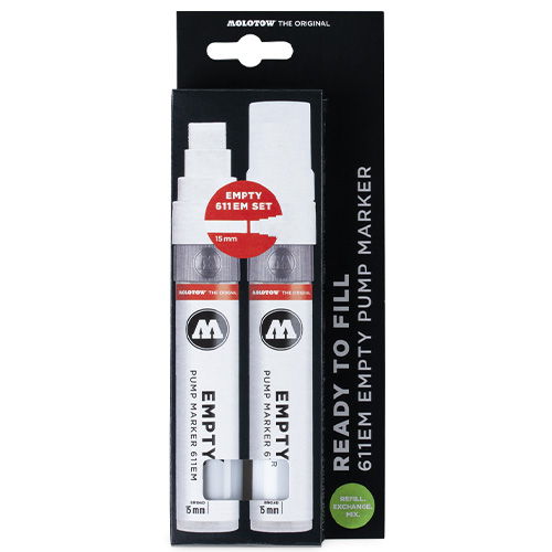 MOLOTOW Marker Refill Extension 611EM Set