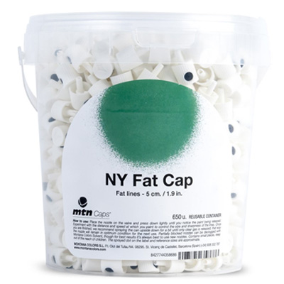 FATCAP NY-FAT white-black - 650er Bucket