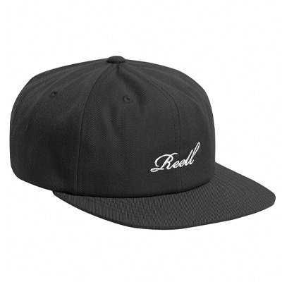 REELL Snap Back Cap LOW PITCH - black