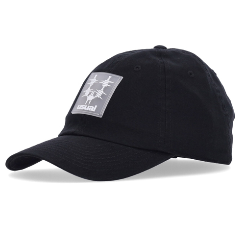 USUAL 6-Panel Cap LOGO BOX - black