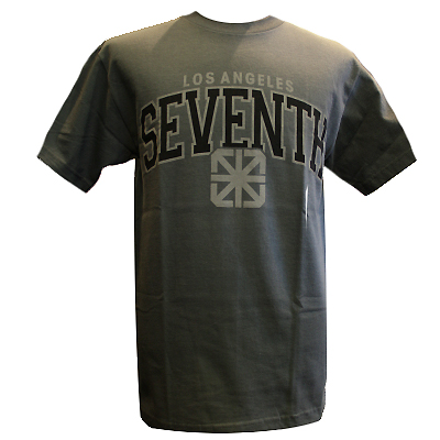 7TH LETTER T-Shirt SEVENTH L.A. charcoal