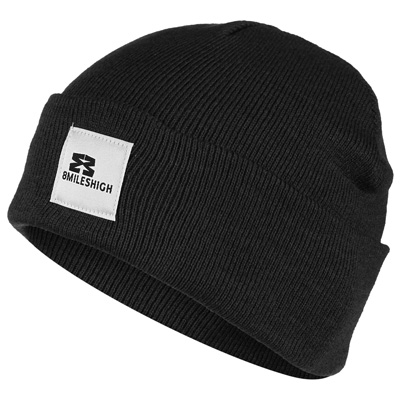 EIGHT MILES HIGH Beanie SHORT black