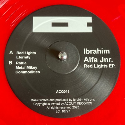 Ibrahim Alfa Jnr - Red Lights EP - Vinyl 12\"