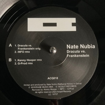 Nate Nubia - Dracula vs Frankenstein - Vinyl 12"