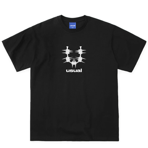 USUAL T-Shirt ABOUT - black