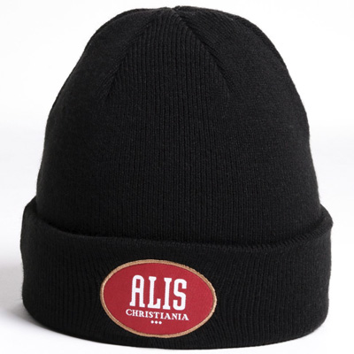 ALIS BORN TO ROLL BEANIE - black