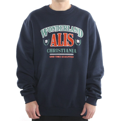 ALIS Sweater GOOD TIMES CREWNECK navy