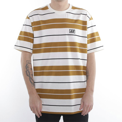 ALIS T-Shirt STENCIL STRIPE off white