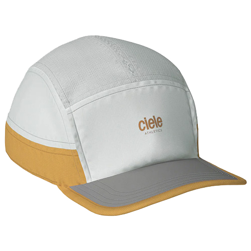 CIELE 5Panel Cap ALZCap ATHLETICS SMALL SKOR - white/grey/yellow