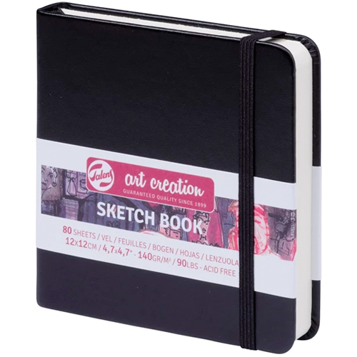 TALENS Art Creation Sketchbook 12x12cm - black