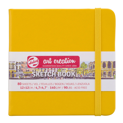 TALENS Art Creation Sketchbook 12x12cm - yellow