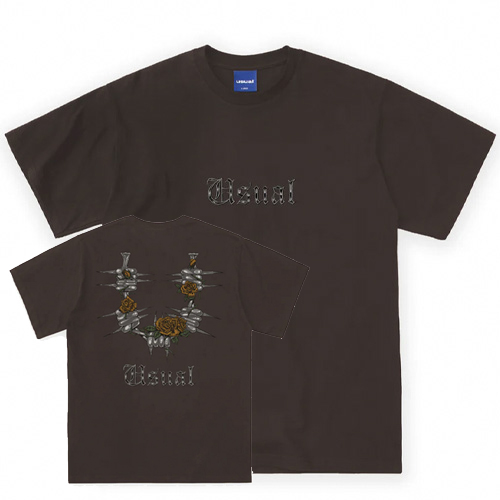 USUAL T-Shirt BARRIO - brown