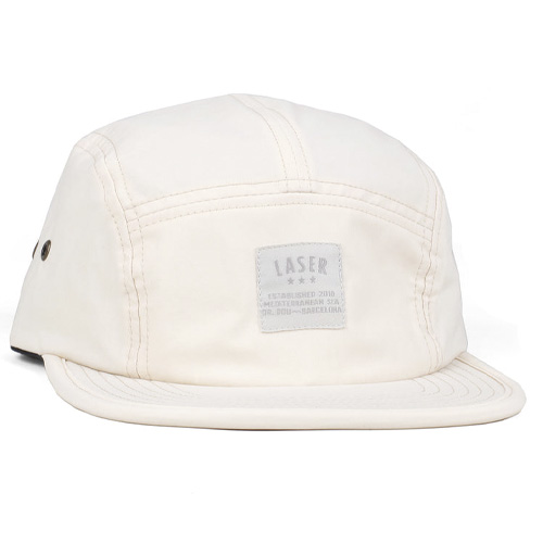 LASER 5Panel Cap BORNE - tonal ecru
