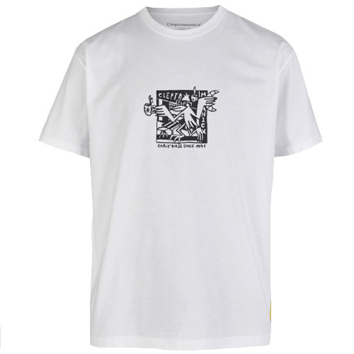 CLEPTOMANICX T-Shirt EARLY BIRDS - white