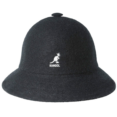 KANGOL Bucket Hat WOOL CASUAL black/white