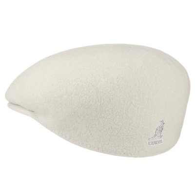 KANGOL Flat Cap WOOL 504 white