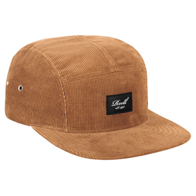 REELL 5Panel Cap - copper brown cord