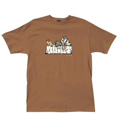 THE QUIET LIFE T-Shirt CAVEMAN T - texas orange