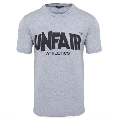 UNFAIR ATHLETICS T-Shirt CLASSIC LABEL heather grey/black