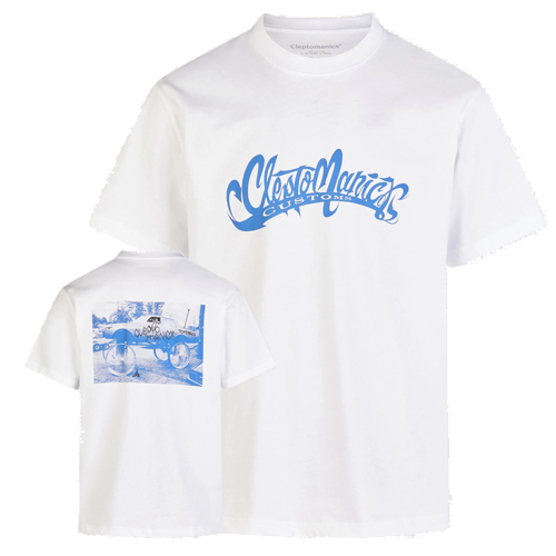 CLEPTOMANICX T-Shirt CUSTOMS - white