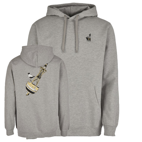 CLEPTOMANICX Hoody BUOYS - heather grey