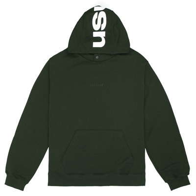 USUAL Hoody CLIP bosco green