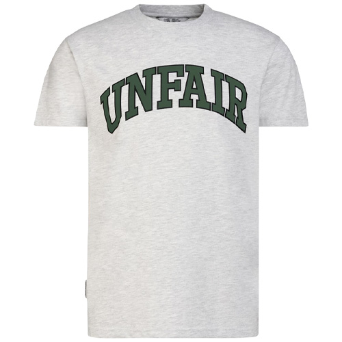 UNFAIR ATHLETICS T-Shirt COLLEGE - heather grey