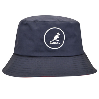 KANGOL Bucket Hat COTTON BUCKET navy/red