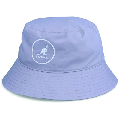 KANGOL Bucket Hat COTTON BUCKET light grey/white