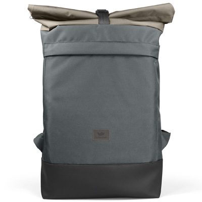 FREIBEUTLER Rucksack COURIER BAG BLACK STRAP grey