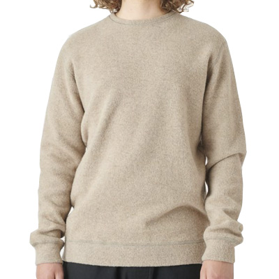 CLEPTOMANICX Knit Sweater NOITCH otter brown