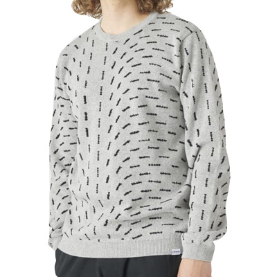 CLEPTOMANICX Knit Sweater CURRENT light heather grey