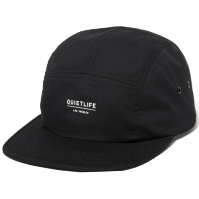 THE QUIET LIFE 5Panel Crush Camper Hat black