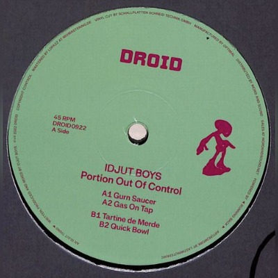 Idjut Boys - Portion Out Of Control - Vinyl 12"